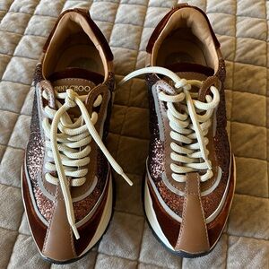 Jimmy Choo “Raine” glitters sneakers
